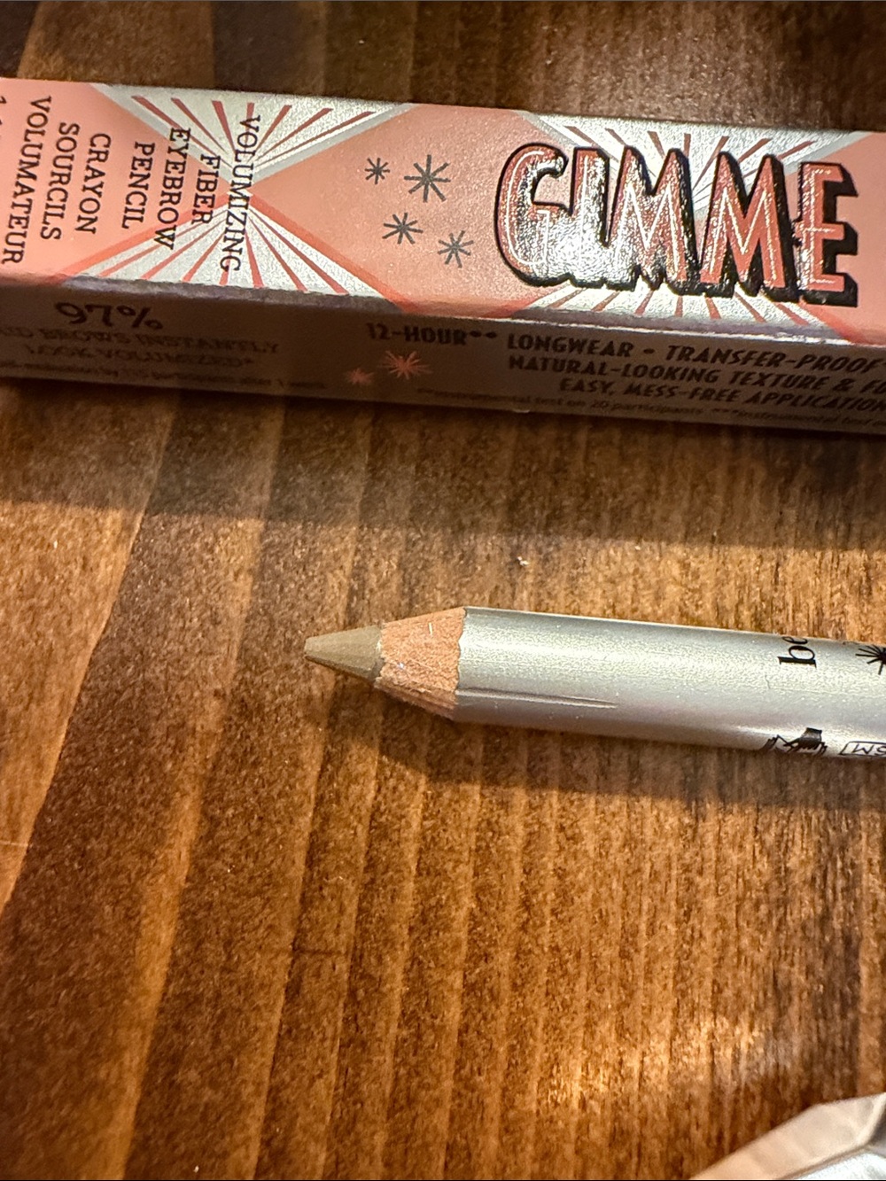 Benefit Gimme Brow Volumizing Pencil- warm golden blonde Discontinued!! - Picture 2 of 5